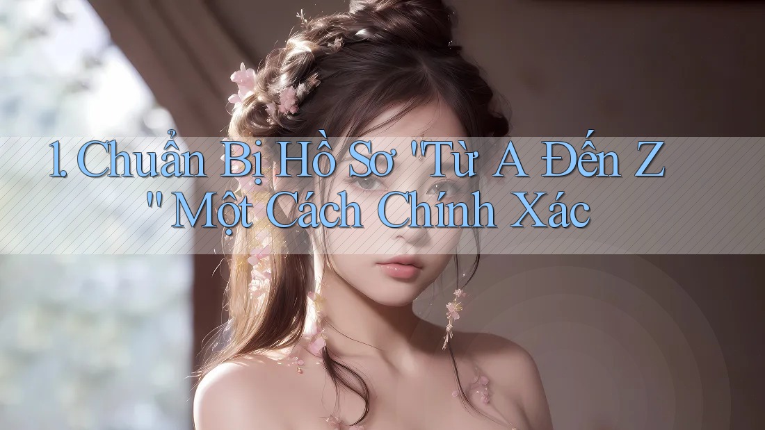 1. Chuẩn Bị Hồ Sơ “Từ A Đến Z” Một Cách Chính Xác