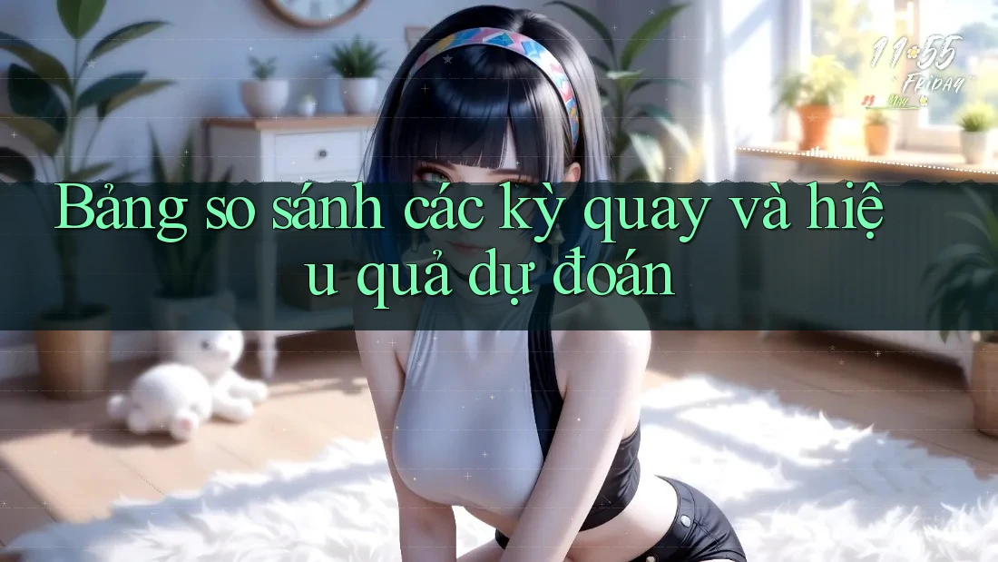 Bảng so sánh các kỳ quay và hiệu quả dự đoán Bảng so sánh các kỳ quay và hiệu quả dự đoán