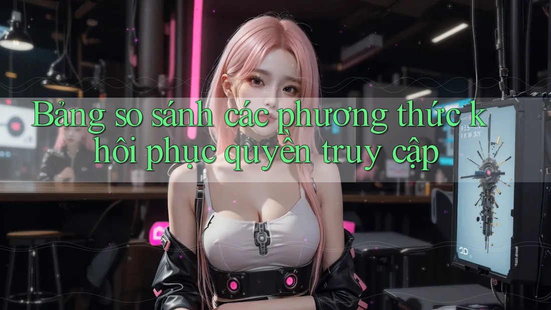 Bảng so sánh các phương thức khôi phục quyền truy cập