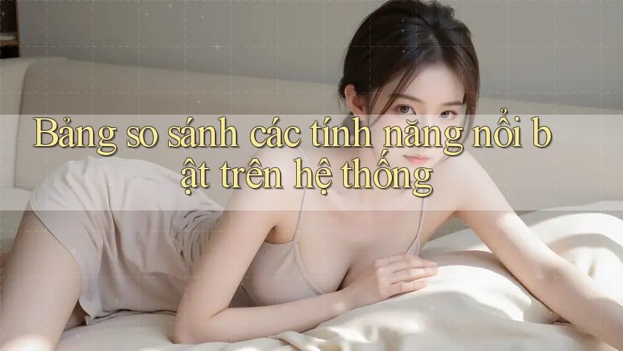Bảng so sánh các tính năng nổi bật trên hệ thống