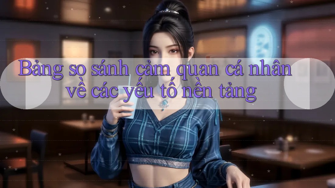 Bảng so sánh cảm quan cá nhân về các yếu tố nền tảng