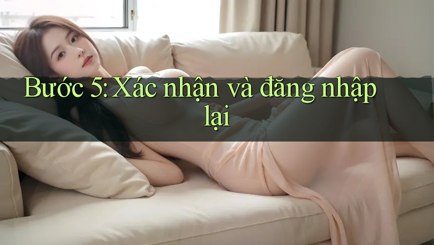 Bước 5: Xác nhận và đăng nhập lại