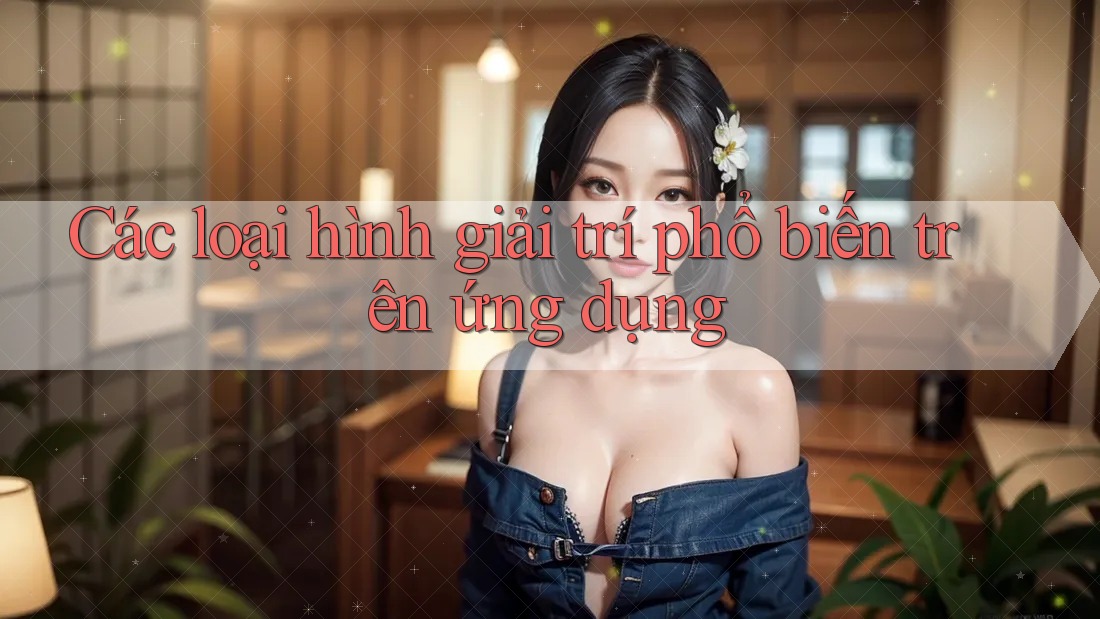 Các loại hình giải trí phổ biến trên ứng dụng