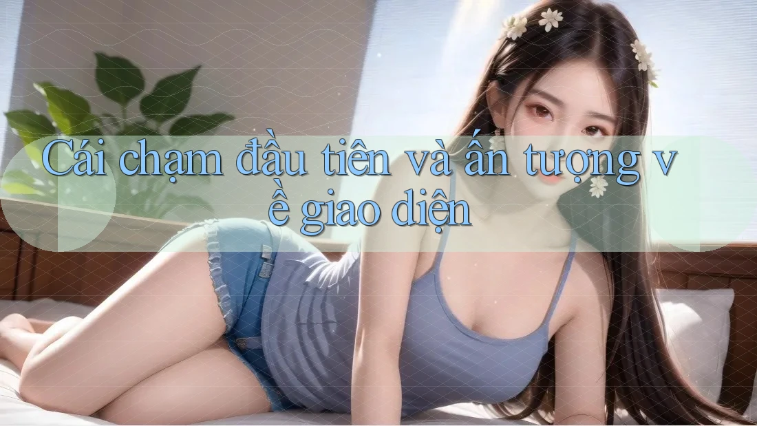 Cái chạm đầu tiên và ấn tượng về giao diện Cái chạm đầu tiên và ấn tượng về giao diện