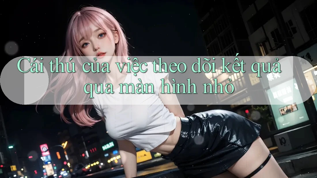 Cái thú của việc theo dõi kết quả qua màn hình nhỏ