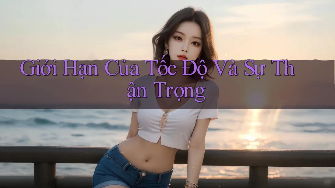 Giới Hạn Của Tốc Độ Và Sự Thận Trọng Giới Hạn Của Tốc Độ Và Sự Thận Trọng