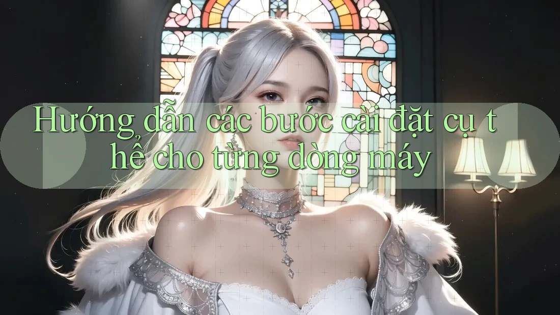 Hướng dẫn các bước cài đặt cụ thể cho từng dòng máy Hướng dẫn các bước cài đặt cụ thể cho từng dòng máy