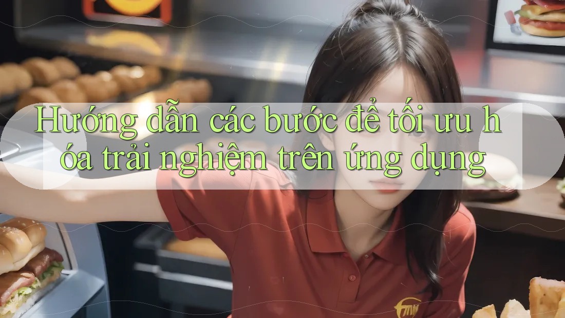 Hướng dẫn các bước để tối ưu hóa trải nghiệm trên ứng dụng Hướng dẫn các bước để tối ưu hóa trải nghiệm trên ứng dụng