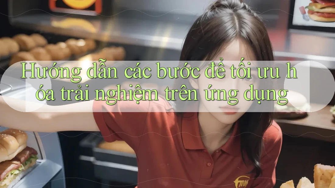 Hướng dẫn các bước để tối ưu hóa trải nghiệm trên ứng dụng Hướng dẫn các bước để tối ưu hóa trải nghiệm trên ứng dụng