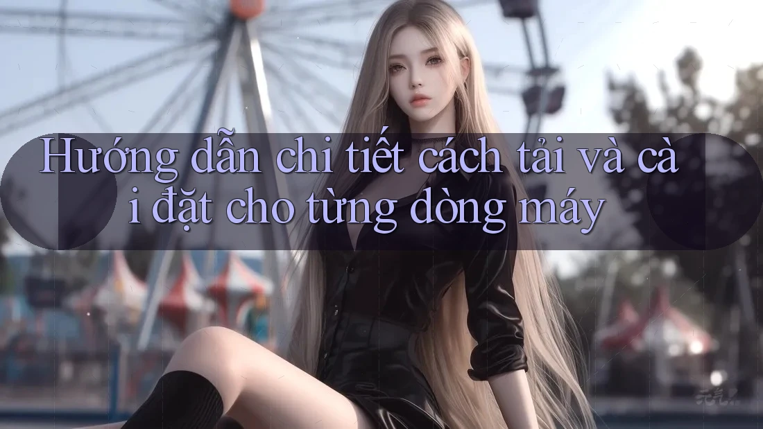 Hướng dẫn chi tiết cách tải và cài đặt cho từng dòng máy