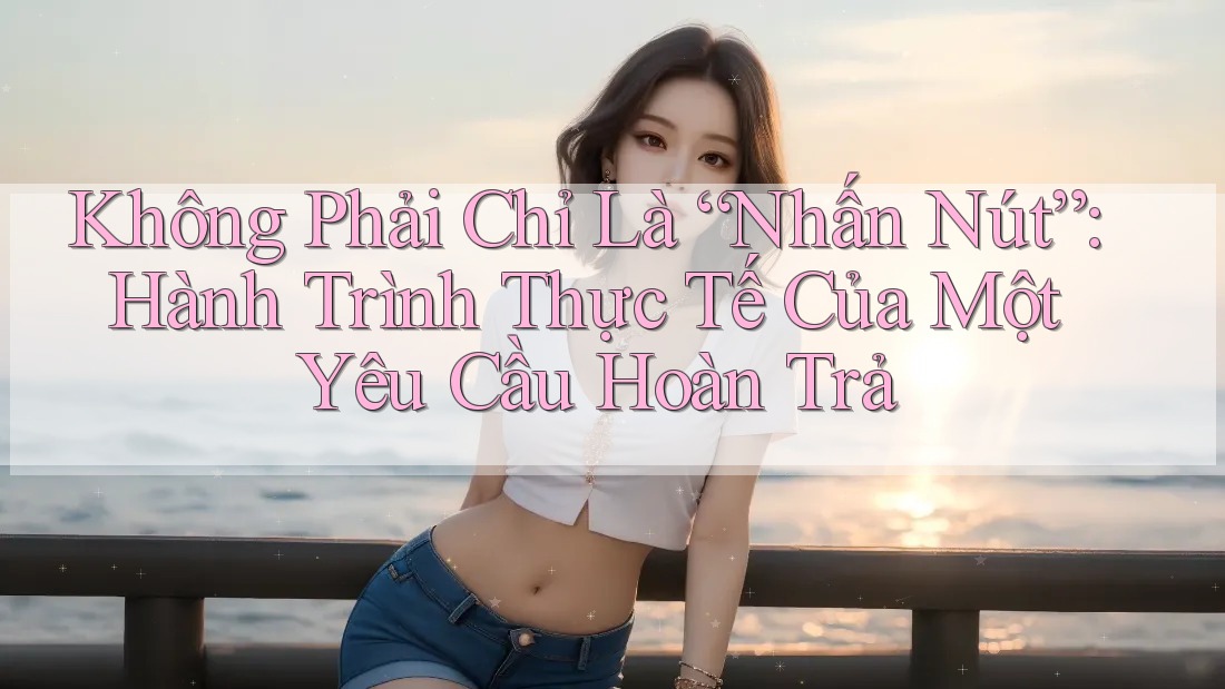 Không Phải Chỉ Là “Nhấn Nút”: Hành Trình Thực Tế Của Một Yêu Cầu Hoàn Trả Không Phải Chỉ Là “Nhấn Nút”: Hành Trình Thực Tế Của Một Yêu Cầu Hoàn Trả
