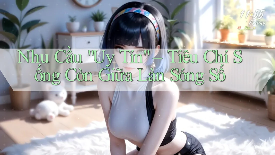 Nhu Cầu “Uy Tín” – Tiêu Chí Sống Còn Giữa Làn Sóng Số