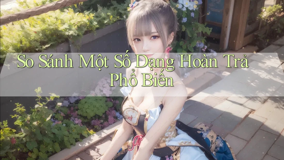 So Sánh Một Số Dạng Hoàn Trả Phổ Biến So Sánh Một Số Dạng Hoàn Trả Phổ Biến