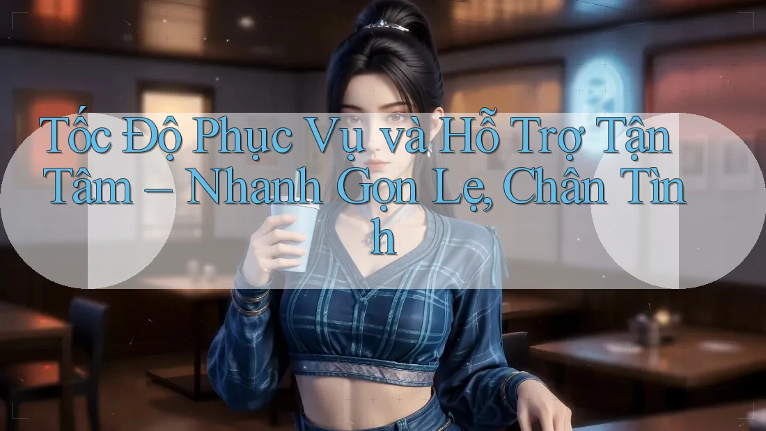 Tốc Độ Phục Vụ và Hỗ Trợ Tận Tâm – Nhanh Gọn Lẹ, Chân Tình