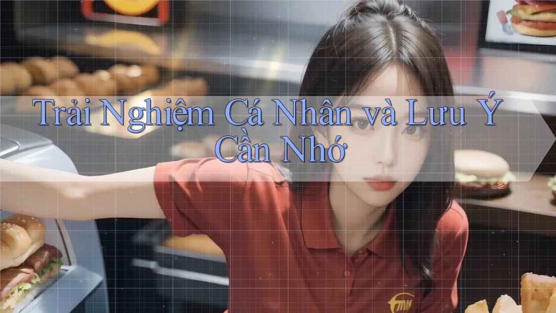 Trải Nghiệm Cá Nhân Và Lưu Ý Cần Nhớ Trải Nghiệm Cá Nhân Và Lưu Ý Cần Nhớ