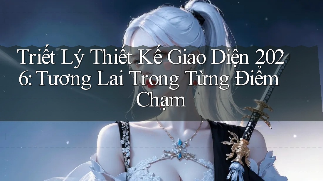Triết Lý Thiết Kế Giao Diện 2026: Tương Lai Trong Từng Điểm Chạm