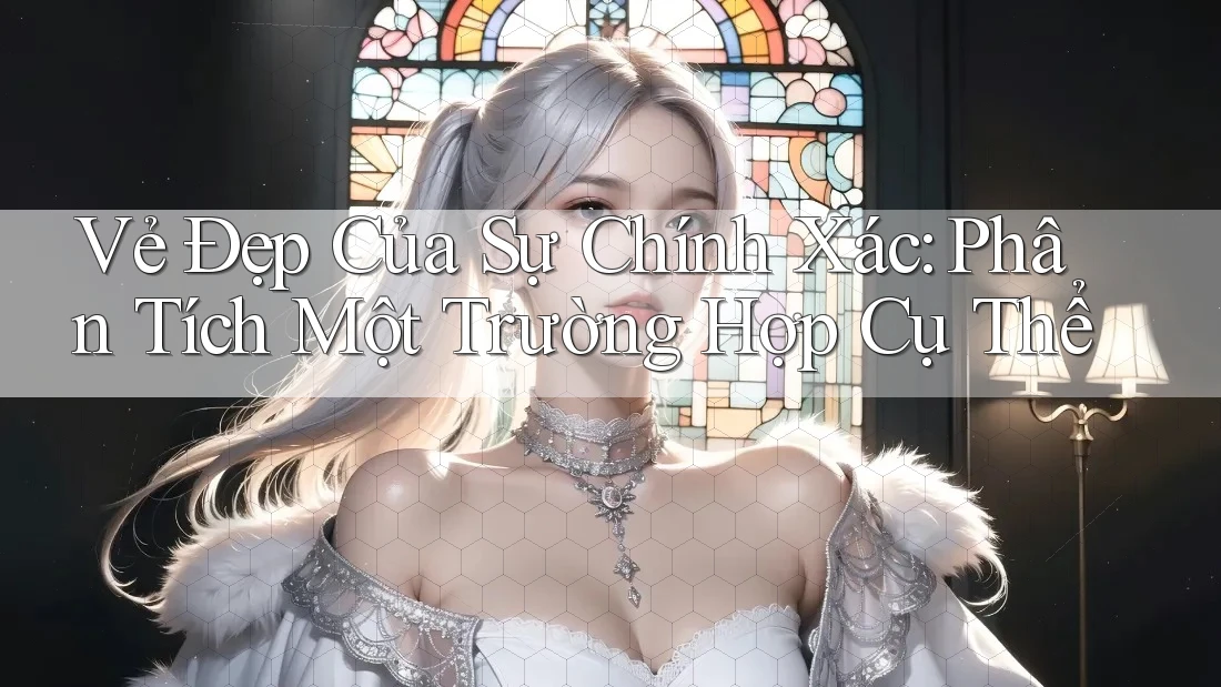 Vẻ Đẹp Của Sự Chính Xác: Phân Tích Một Trường Hợp Cụ Thể