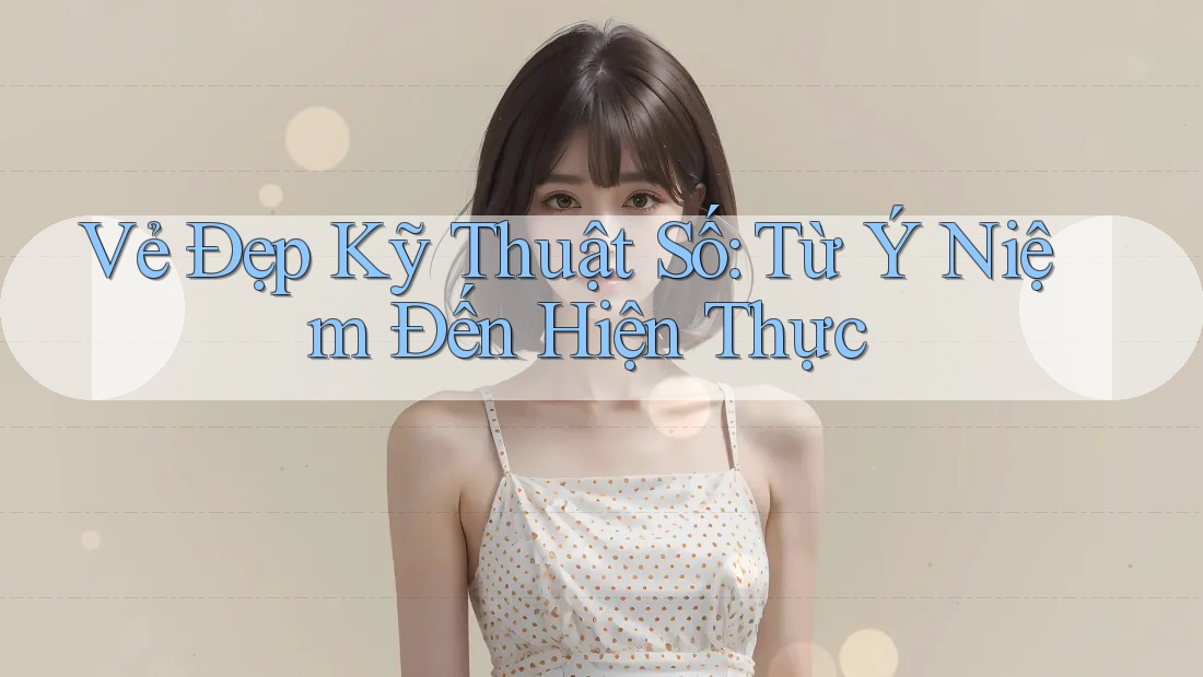 Vẻ Đẹp Kỹ Thuật Số: Từ Ý Niệm Đến Hiện Thực