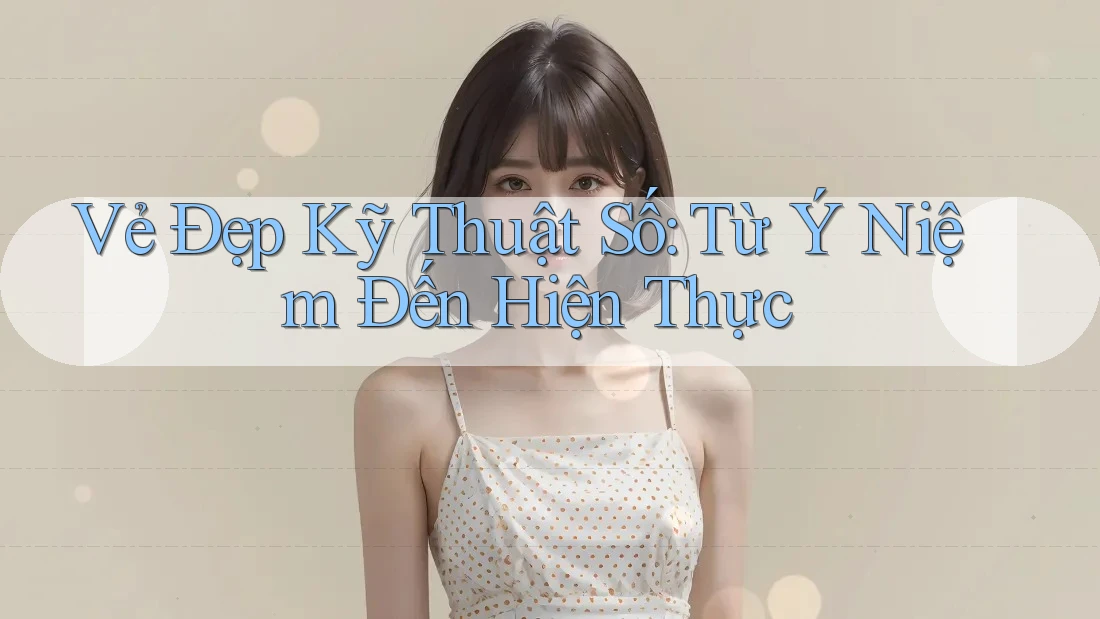 Vẻ Đẹp Kỹ Thuật Số: Từ Ý Niệm Đến Hiện Thực